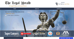 Desktop Screenshot of legal-herald.com