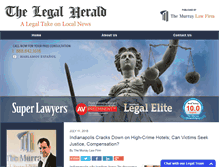 Tablet Screenshot of legal-herald.com